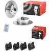 BREMBO Bremsbelagsatz, Scheibenbremse P 06 001 + Bremsscheibe 08.2691.10