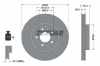TEXTAR Bremsscheibe 92092300 + Bremsbelagsatz, Scheibenbremse 2127304 Bild TEXTAR Bremsscheibe 92092300 + Bremsbelagsatz, Scheibenbremse 2127304