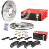 BREMBO Bremsbelagsatz, Scheibenbremse P 34 007 + Bremsscheibe 09.C244.10