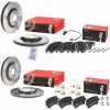 BREMBO Bremsbelagsatz, Scheibenbremse P 85 098 + Bremsscheibe 09.B970.11 + Bremsscheibe 09.B969.11 + Bremsbelagsatz, Scheibenbremse P 85 100