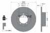 TEXTAR Bremsbelagsatz, Scheibenbremse 2034402 + Bremsscheibe 92230503 Bild TEXTAR Bremsbelagsatz, Scheibenbremse 2034402 + Bremsscheibe 92230503