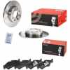 BREMBO Bremsbelagsatz, Scheibenbremse P 59 017 + Bremsscheibe 08.4475.10