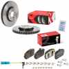 BREMBO Bremsscheibe 09.D770.1X + Bremsbelagsatz, Scheibenbremse P 50 152 + Warnkontakt, Bremsbelagverschleiß A 00 353 Bild BREMBO Bremsscheibe 09.D770.1X + Bremsbelagsatz, Scheibenbremse P 50 152 + Warnkontakt, Bremsbelagverschleiß A 00 353