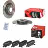 BREMBO Bremsscheibe 08.N267.1X + Bremsbelagsatz, Scheibenbremse P 61 111