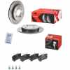 BREMBO Bremsbelagsatz, Scheibenbremse P 24 047 + Bremsscheibe 08.4931.2X