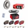 BREMBO Bremsscheibe 09.A532.2X + Bremsbelagsatz, Scheibenbremse P 30 056X Bild BREMBO Bremsscheibe 09.A532.2X + Bremsbelagsatz, Scheibenbremse P 30 056X