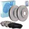 BLUE PRINT Bremsscheibe ADM543123 + Bremsbelagsatz, Scheibenbremse ADM542106