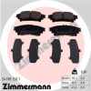 ZIMMERMANN Bremsscheibe 590.2845.20 + Bremsbelagsatz, Scheibenbremse 24918.150.1 Bild ZIMMERMANN Bremsscheibe 590.2845.20 + Bremsbelagsatz, Scheibenbremse 24918.150.1