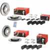 BREMBO Bremsbelagsatz, Scheibenbremse P 30 093 + Bremsscheibe 08.D882.11 + Bremsbelagsatz, Scheibenbremse P 30 068 + Bremsscheibe 09.D428.11