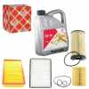 FEBI BILSTEIN Kraftstofffilter 103009 + Motoröl 108362 + Ölfilter 27155 + Filter, Innenraumluft 104946 + Luftfilter 30984