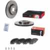 BREMBO Bremsbelagsatz, Scheibenbremse P 85 147 + Bremsscheibe 09.9772.1X