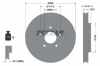 TEXTAR Bremsbelagsatz, Scheibenbremse 2422704 + Bremsscheibe 92280103 Bild TEXTAR Bremsbelagsatz, Scheibenbremse 2422704 + Bremsscheibe 92280103