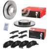 BREMBO Bremsscheibe 09.6893.11 + Bremsbelagsatz, Scheibenbremse P 28 026