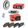 BREMBO Bremsbelagsatz, Scheibenbremse P 28 034X + Bremsscheibe 09.A455.1X