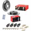 BREMBO Bremsbelagsatz, Scheibenbremse P 83 178 + Bremsscheibe 08.E523.21
