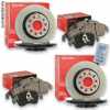 BREMBO Bremsscheibe 08.5691.10 + Bremsbelagsatz, Scheibenbremse P 56 032 + Bremsbelagsatz, Scheibenbremse P 56 031 + Bremsscheibe 08.7355.10 Bild BREMBO Bremsscheibe 08.5691.10 + Bremsbelagsatz, Scheibenbremse P 56 032 + Bremsbelagsatz, Scheibenbremse P 56 031 + Bremsscheibe 08.7355.10
