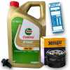 Ölwechsel Set 5L 5W30 Öl Motoröl CASTROL + HENGST Ölfilter Bild Ölwechsel Set 5L 5W30 Öl Motoröl CASTROL + HENGST Ölfilter
