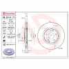 BREMBO Bremsbelagsatz, Scheibenbremse P 77 001 + Bremsscheibe 09.D414.11 Bild BREMBO Bremsbelagsatz, Scheibenbremse P 77 001 + Bremsscheibe 09.D414.11