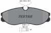 TEXTAR Bremsbelagsatz, Scheibenbremse 2148101 + Bremsscheibe 92059000 Bild TEXTAR Bremsbelagsatz, Scheibenbremse 2148101 + Bremsscheibe 92059000