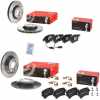 BREMBO Bremsbelagsatz, Scheibenbremse P 85 097 + Bremsbelagsatz, Scheibenbremse P 85 076 + Bremsscheibe 08.8843.21 + Bremsscheibe 09.C895.11