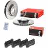 BREMBO Bremsbelagsatz, Scheibenbremse P 50 074 + Bremsscheibe 09.A819.11