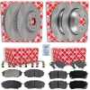 FEBI BILSTEIN Bremsbelagsatz, Scheibenbremse 177077 + Bremsscheibe 108408 + Bremsscheibe 108676 + Bremsbelagsatz, Scheibenbremse 116358
