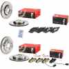 BREMBO Bremsbelagsatz, Scheibenbremse P 24 037 + Bremsbelagsatz, Scheibenbremse P 24 038 + Bremsscheibe 09.6766.10 + Bremsscheibe 09.5708.10 Bild BREMBO Bremsbelagsatz, Scheibenbremse P 24 037 + Bremsbelagsatz, Scheibenbremse P 24 038 + Bremsscheibe 09.6766.10 + Bremsscheibe 09.5708.10