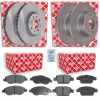 FEBI BILSTEIN Bremsscheibe 43960 + Bremsbelagsatz, Scheibenbremse 116012 + Bremsbelagsatz, Scheibenbremse 16556 + Bremsscheibe 36830