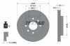 TEXTAR Bremsbelagsatz, Scheibenbremse 2192001 + Bremsscheibe 92103903 Bild TEXTAR Bremsbelagsatz, Scheibenbremse 2192001 + Bremsscheibe 92103903