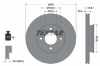 TEXTAR Bremsscheibe 92295403 + Bremsbelagsatz, Scheibenbremse 2290401 Bild TEXTAR Bremsscheibe 92295403 + Bremsbelagsatz, Scheibenbremse 2290401