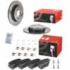 BREMBO Bremsbelagsatz, Scheibenbremse P 50 151 + Bremsscheibe 08.D758.11