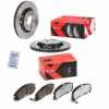 BREMBO Bremsscheibe 09.A738.1X + Bremsbelagsatz, Scheibenbremse P 54 017X Bild BREMBO Bremsscheibe 09.A738.1X + Bremsbelagsatz, Scheibenbremse P 54 017X