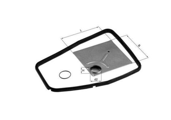 Hydraulikfilter, Automatikgetriebe MAHLE HX 88D Bild Hydraulikfilter, Automatikgetriebe MAHLE HX 88D