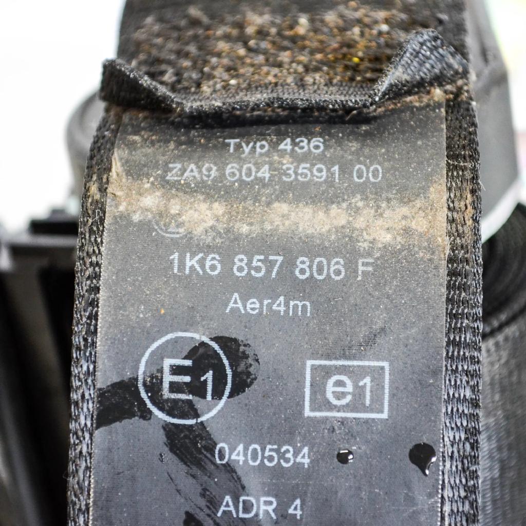 Sicherheitsgurt hinten rechts VW GOLF V (1K1) 1.9 TDI 1K6857806F Bild Sicherheitsgurt hinten rechts VW GOLF V (1K1) 1.9 TDI 1K6857806F