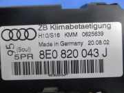 Heizungsbetätigung (Konsole) vorne Audi A4 Cabriolet (8H) 8E0820043J
