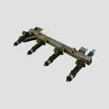 KRAFTSTOFFVERTEILER EINSPRITZLEISTE VERTEILERROHR OPEL CORSA D 1.2 0280151208