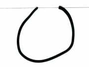 Dichtungsgummi der hinteren Tür (an der Karosserie) MERCEDES-BENZ CLS (C219) CLS 320 CDI (219.322)