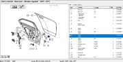 Türscharnier hinten links Saab 9-5 (YS3G) 13281822