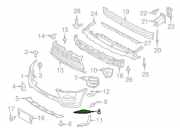 Stoßstangenzierleiste vorne links PORSCHE MACAN (95B) 3.0 GTS 95B807685A