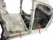 Rechte metallische Seitenschweller VW CADDY III Furgon (2KA, 2KH, 2CA, 2CH) 1.6 TDI