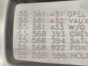 Motorabdeckung Opel Ampera (D1JOI) 55561433