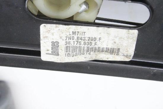 Türfensterheber hinten rechts VW SHARAN (7N1, 7N2) 2.0 TDI 7N0843700F Bild Türfensterheber hinten rechts VW SHARAN (7N1, 7N2) 2.0 TDI 7N0843700F