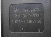 Gurtschloss Opel Astra K (B16) 13409377