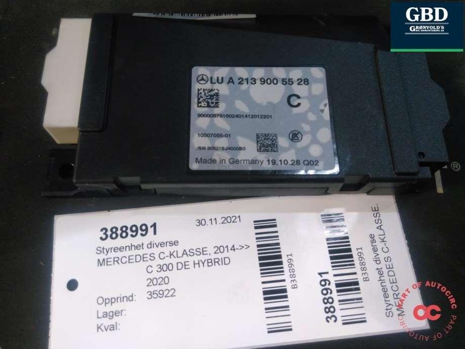 Steuergerät Soundverstärker Mercedes-Benz C-Klasse (W205) LUA2139005528 Bild Steuergerät Soundverstärker Mercedes-Benz C-Klasse (W205) LUA2139005528