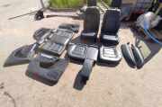 Sitzgarnitur komplett Leder geteilt VW Passat B7 Alltrack (36, B7)
