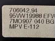 Heizungsbetätigung (Konsole) vorne VW Sharan (7M) 95VW19988EFW
