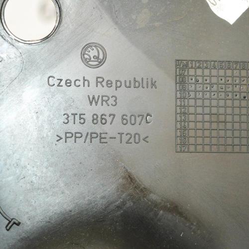 Scharnierverkleidung SKODA SUPERB II (3T4) 2.0 TDI 3T5867607C Bild Scharnierverkleidung SKODA SUPERB II (3T4) 2.0 TDI 3T5867607C