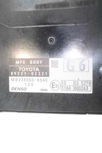 Komfortsteuergerät Toyota Auris (E15) 8922102321 Bild Komfortsteuergerät Toyota Auris (E15) 8922102321