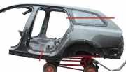 Seitenverkleidung hinten links VOLVO V90 II Cross Country (236) T6 AWD
