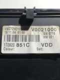 Kombiinstrument VW TOURAN (1T1, 1T2) 1.9 TDI 1T0920851C VWZ7Z0D1010667
